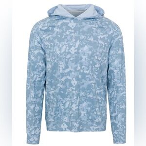 Dunning Blue Camouflage Men's Hoodie
